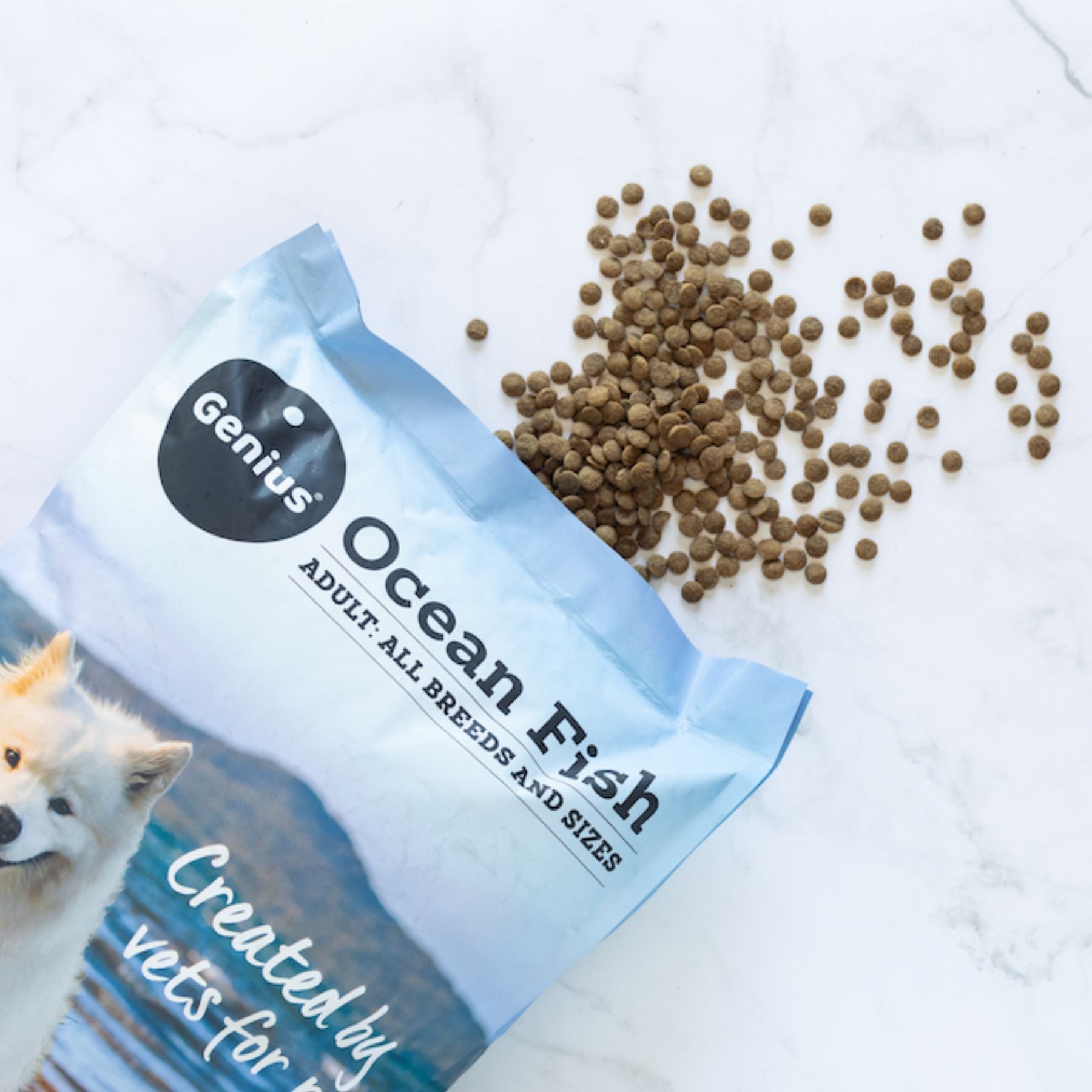 A bag of Genius the best New Zealand made dog food
